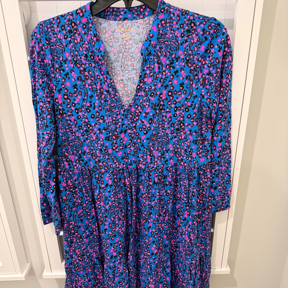 Lilly Pulitzer Alaina Dress in Howl & Prowl Size Sm. EUC